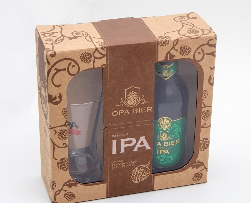 Embalagem para novo kit da cervejaria Opa Bier alia qualidade à sustentabilidade