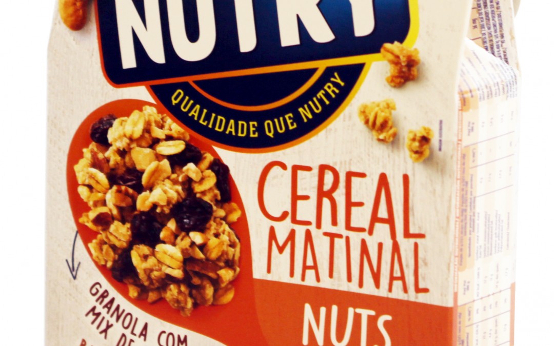 Embalagem do cereal matinal Nutry passa por renovação