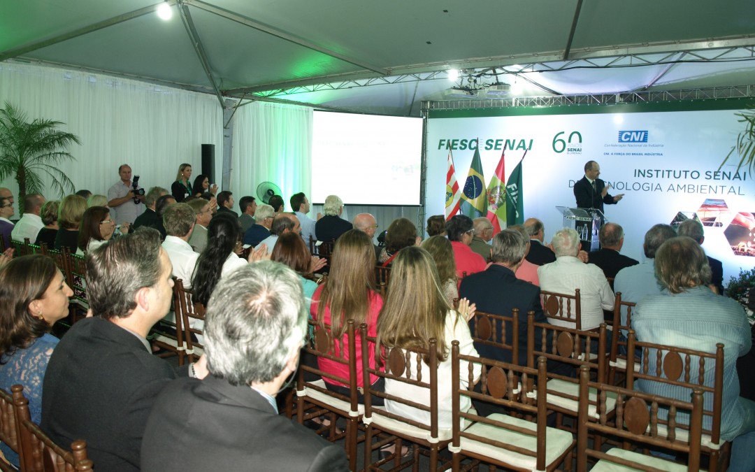 SENAI de Blumenau comemora 60 anos com inauguração do Instituto de Tecnologia Ambiental