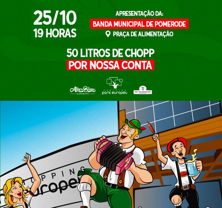 Shopping Park Europeu está em clima de Oktoberfest