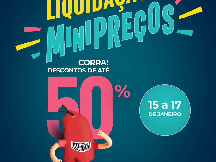 Shopping de Blumenau promove liquidação com até 50% de desconto